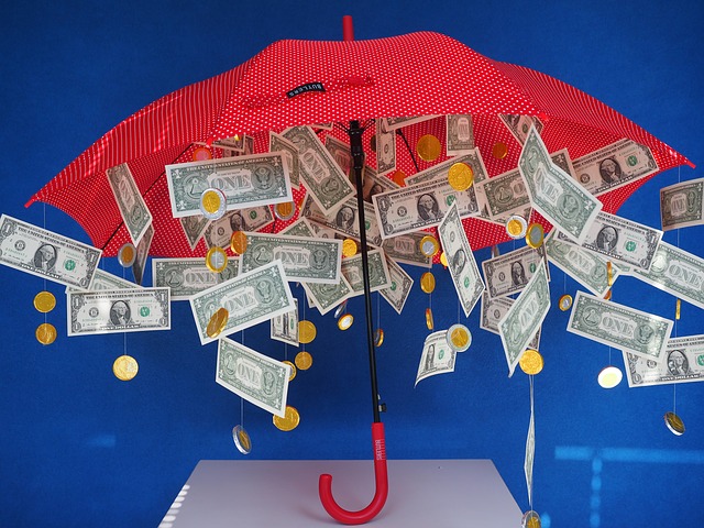 déšť peněz